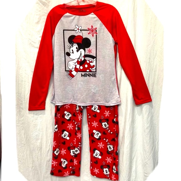 DISNEY’S Minnie Mouse 2pc PJ Set by Jammies For Your Families sizeS NWT - Picture 2 of 9